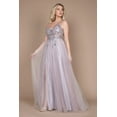 thumbnail image 1 of Dylan & Davids Long Jeweled Beaded Tulle Prom Dress, 1 of 7