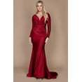 thumbnail image 1 of Dylan & Davids Long Sleeve Formal Fitted Evening Dress, 1 of 2