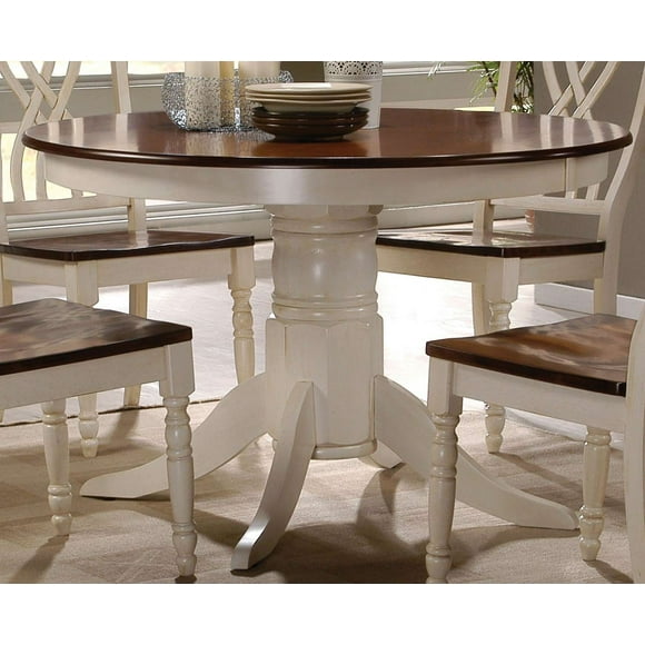 Dylan Dining Table in Buttermilk & Oak