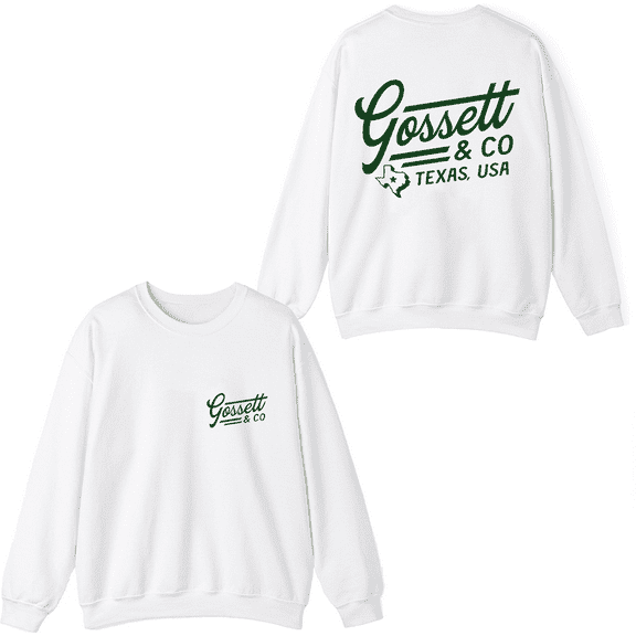 Dylan Gossett Merch Gossett & Co Crewneck Sweatshirt Fashion Men Women Long Sleeve Graphic Top