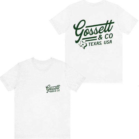 Dylan Gossett Merch Gossett & Co T-shirt Fashion Unisex Shirt Short Sleeve Casual Graphic Tee