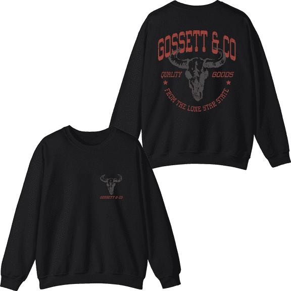 Dylan Gossett Merch Quality Goods Skull Crewneck Sweatshirt Men Women Long Sleeve Graphic Top