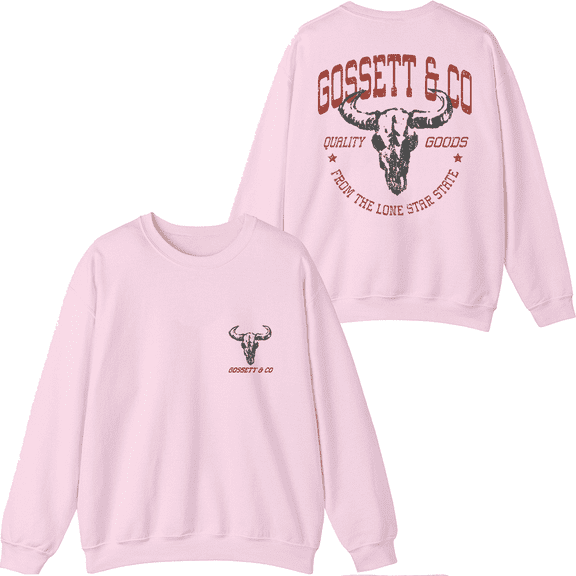 Dylan Gossett Merch Quality Goods Skull Crewneck Sweatshirt Men Women Long Sleeve Graphic Top