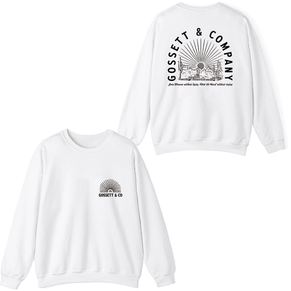 Dylan Gossett Merch Sunset Crewneck Sweatshirt Men Women Long Sleeve Graphic Top