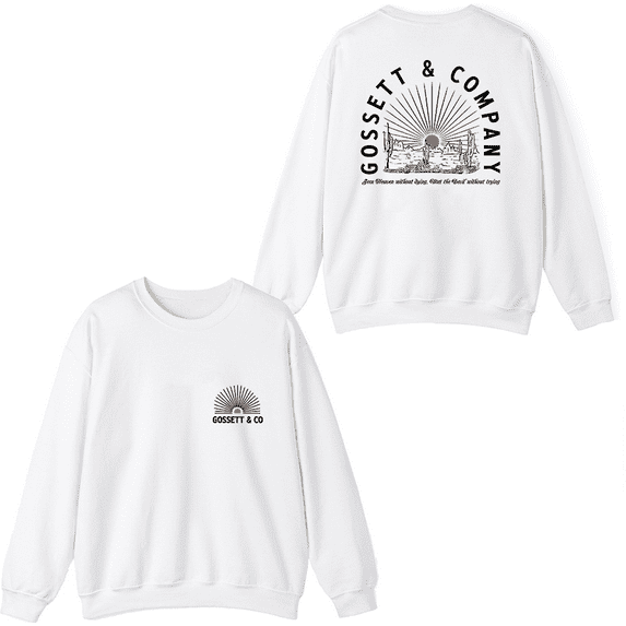 Dylan Gossett Merch Sunset Crewneck Sweatshirt Men Women Long Sleeve Graphic Top