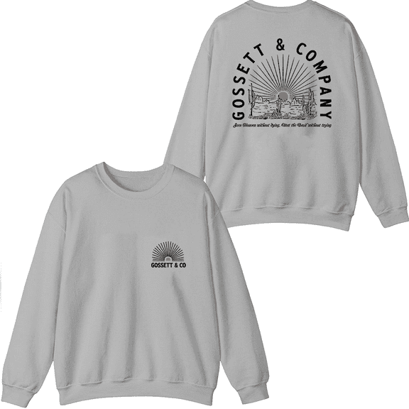 Dylan Gossett Merch Sunset Crewneck Sweatshirt Men Women Long Sleeve Graphic Top