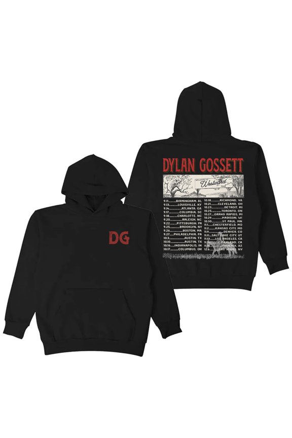 Dylan Gossett The Westward Tour 2025 Hoodie Long Sleeve Streetwear Women Men Hooded Sweatshirts