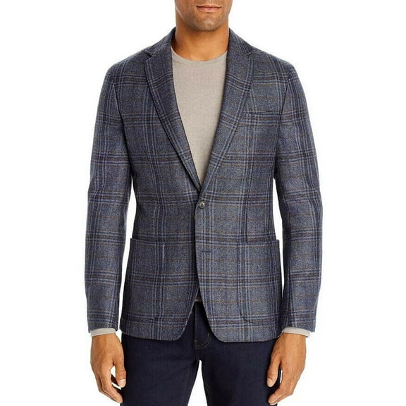 Dylan Gray Men's Lightweight Wool Jacket Outerwear Buttondown Coat 36R 38R 44R