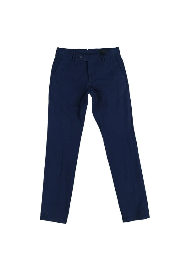Classic Fit Chinos Men's Pants Size 31 Navy Blue