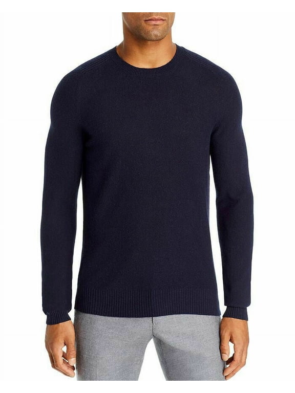 Men's Raglan Crewneck Sweater Dark Blue Navy Size XL MSRP $148