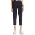thumbnail image 1 of Dylan Gray Womens Pull On Pleat Casual Cropped Pants, Blue, 6, 1 of 1