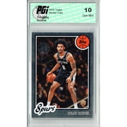 Dylan Harper 2025 Topps #80BK-52 45th Anniversary Foil Rookie Card PGI 10
