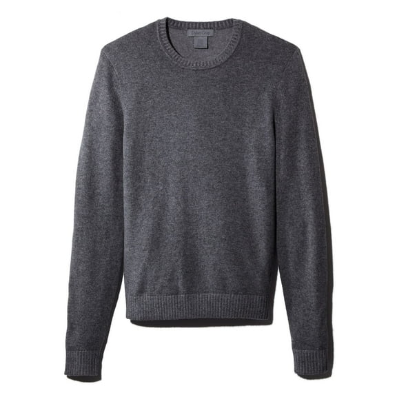 Dylan Mens Sweater Gray Crew Neck Knit Solid Pullover Gray XL