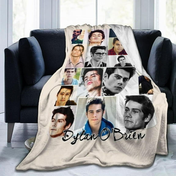 Dylan O''Brien Blanket Anti-pilling Throw Blanket Plush Blanket Lightweight & Ultra-soft, Warm & Comfy Flannel Fleece Blanket for Couch, Bed, Sofa, 40x50