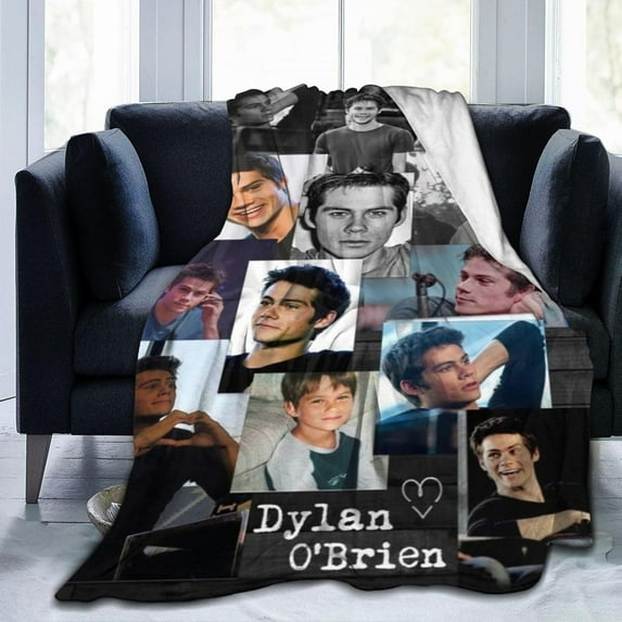 Dylan O''Brien Blanket Anti-pilling Throw Blanket Plush Blanket Lightweight & Ultra-soft, Warm & Comfy Flannel Fleece Blanket for Couch, Bed, Sofa, 50x60