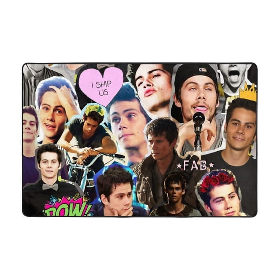 Dylan O'Brien Rugs Washable Cover Floor Rug Carpets Bathroom Decorations For Kitchen Bedroom Indoor 36"X24"