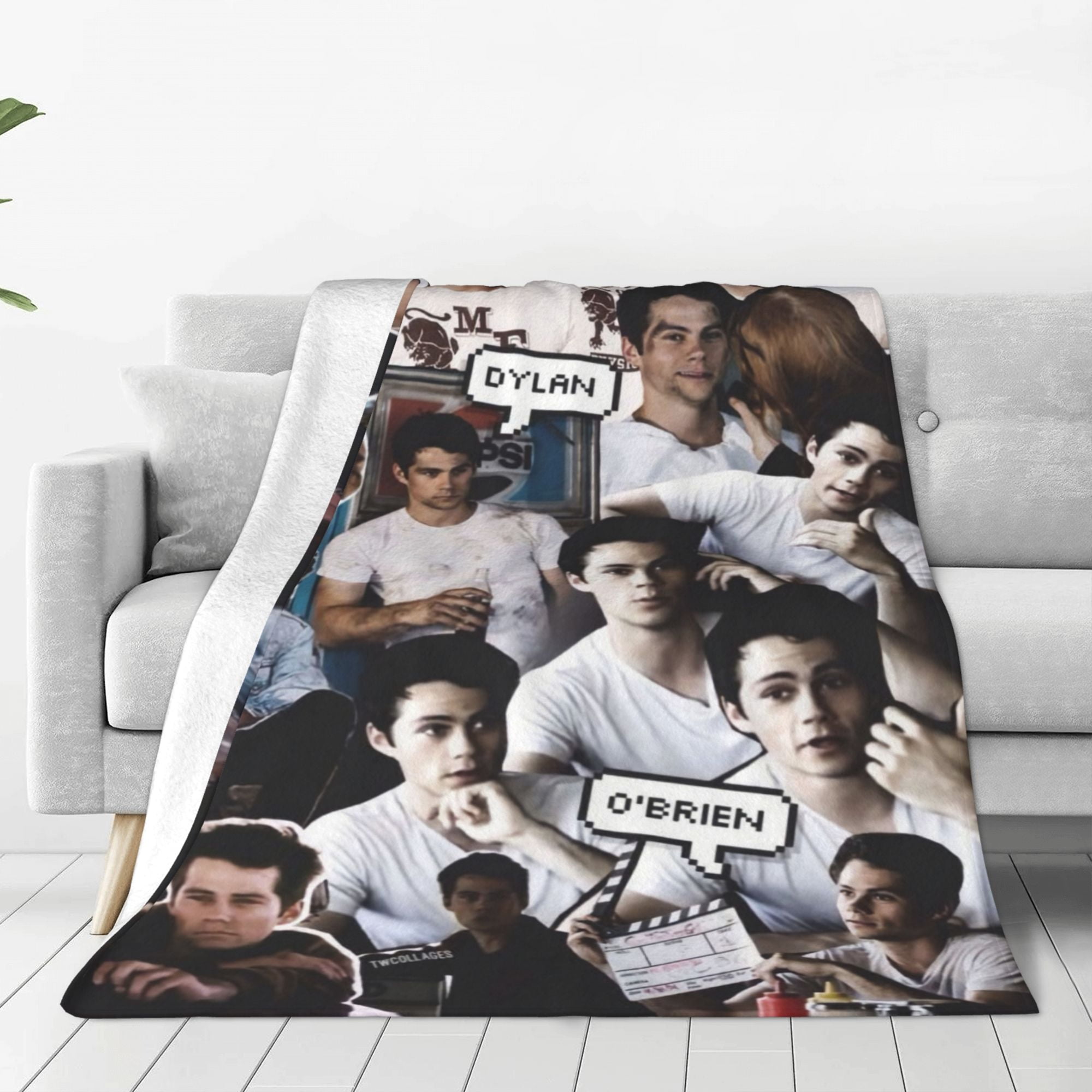 Dylan O'Brien Throw Blanket Soft Plush Travel Blanket For Bedroom Living Room Couch Office All