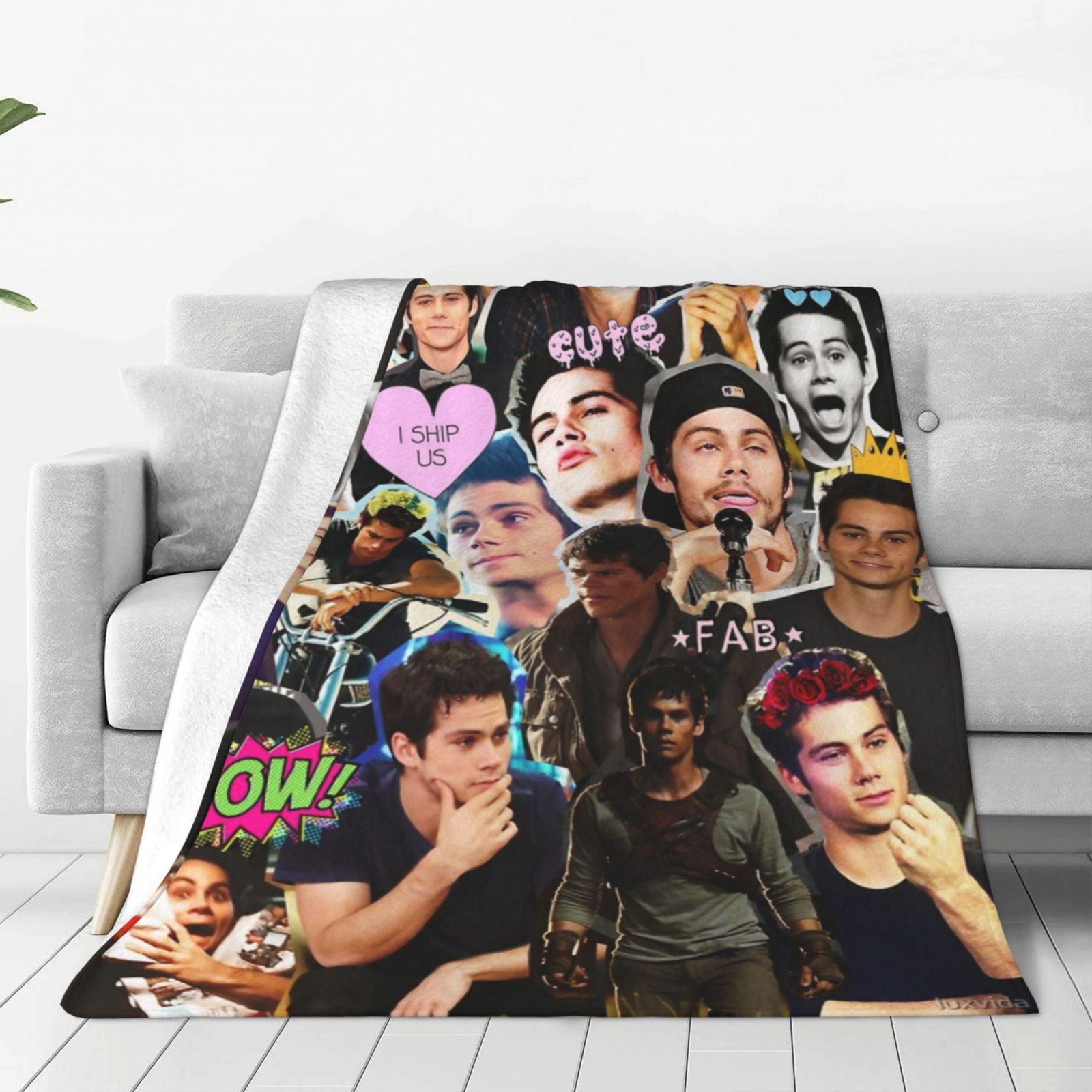 Dylan O'Brien UltraSoft Micro Fleece Blanket Throw All Season Fuzzy Lightweight Throw Blankets