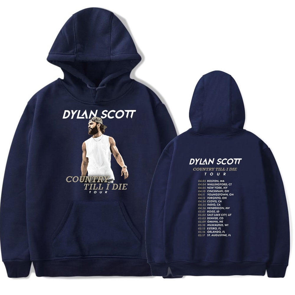 Dylan Scott Country Til I Die Tour Hoodies Merch Women Men Long sleeve ...