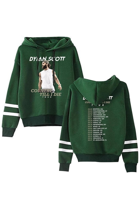 Dylan Scott Country Till I Die Tour Hoodie Sweatshirt Unisex Casual Streetwear Pullovers