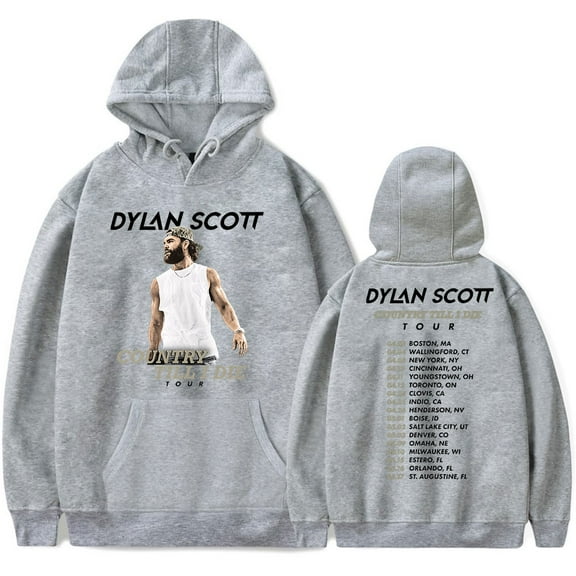 Dylan Scott Country Till I Die Tour Hoodie Women Men Sweatshirt Long Sleeve Casual Pullover Clothes