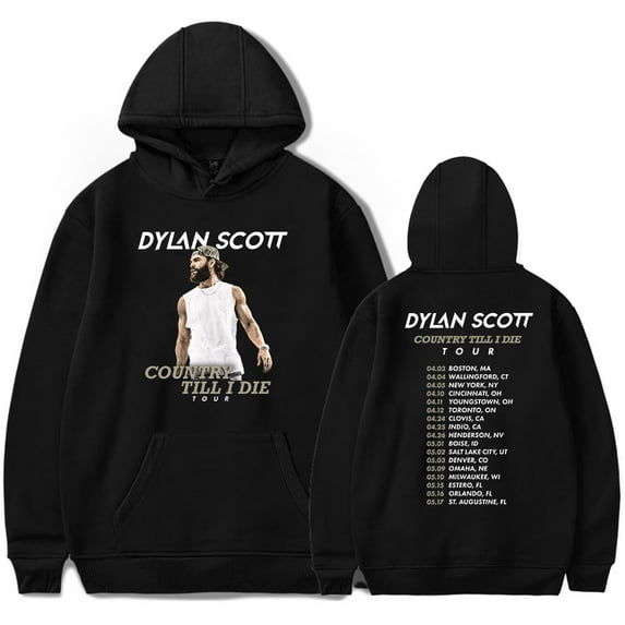 Dylan Scott Country Till I Die Tour Hoodie Women Men Sweatshirt Long Sleeve Casual Pullover Clothes