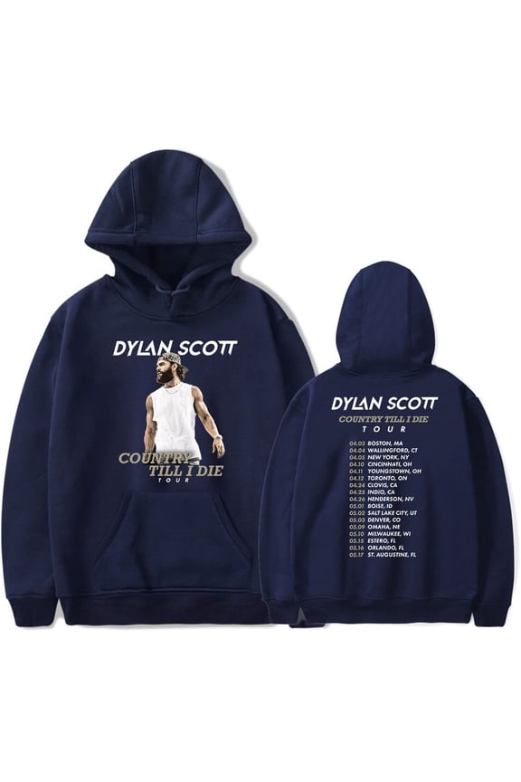 Dylan Scott Country Till I Die Tour Hoodie Women Men Sweatshirt Long Sleeve Casual Pullover Clothes