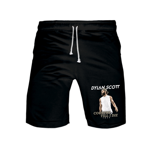 Dylan Scott ‎Country Till I Die Tour Shorts Men Women Streetwear Beach Shorts Casual Sportswear