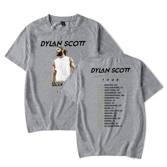 Dylan Scott ‎Country Till I Die Tour Tee Women Men Crewneck Short Sleeve Fashion T-shirt