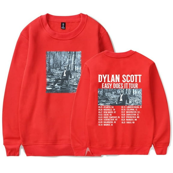 Dylan Scott Easy Does It Tour 2025 Sweatshirt Women Men Casual Crewneck Long Sleeve Pullover Clothes