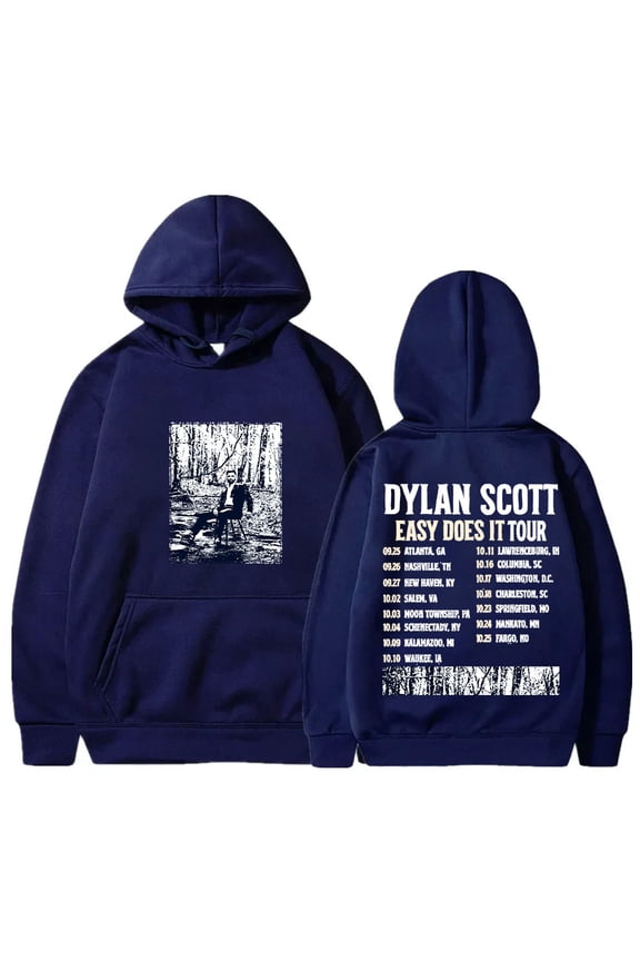 Dylan Scott Easy Does It Tour Merch Hoodies Streetwear Women Men Long Sleeve Sweatshirts