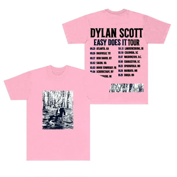 Dylan Scott Easy Does It Tour Merch T-Shirts Streetwear Tops Women Men Fashion Short Sleeve Tee