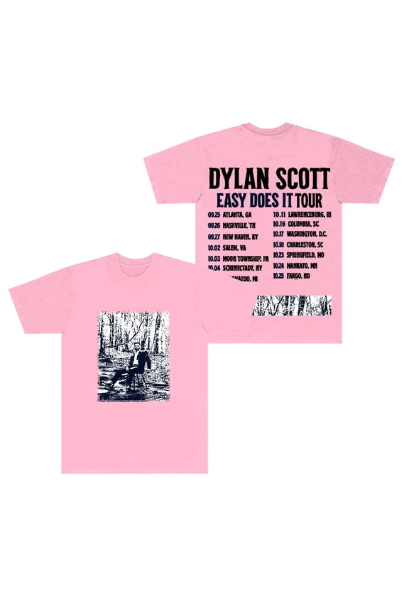 Dylan Scott Easy Does It Tour Merch T-Shirts Streetwear Tops Women Men Fashion Short Sleeve Tee