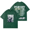 thumbnail image 1 of Dylan Scott Easy Does It Tour Merch Vintage Wash T-Shirts Women Men Cotton Short Sleeve Tee, 1 of 6