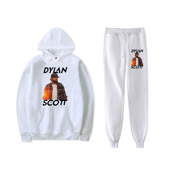 Dylan Scott Hoodie Jogger Pant 2 Piece Set Casual Sweatshirt Sweatpant Fashion Suit