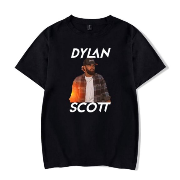 Dylan Scott Merch T-shirt Summer Men's and Women's Printed Round Neck Short Sleeve