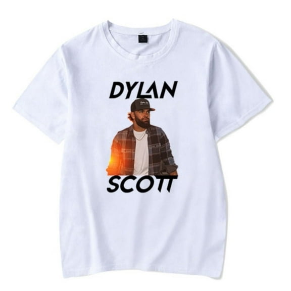 Dylan Scott Merch T-shirt Summer Men's and Women's Printed Round Neck Short Sleeve