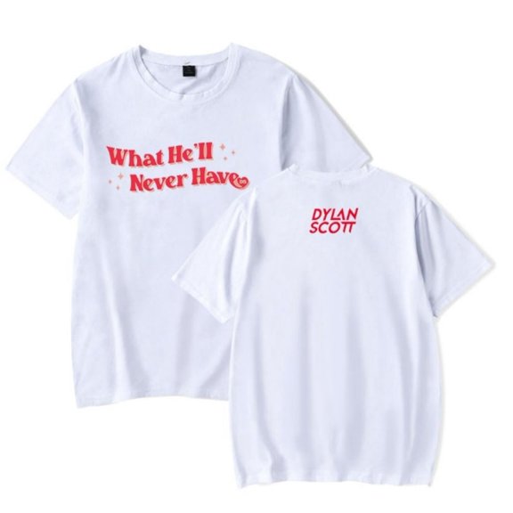 Dylan Scott Merch T-shirt Summer Men's and Women's Printed Round Neck Short Sleeve