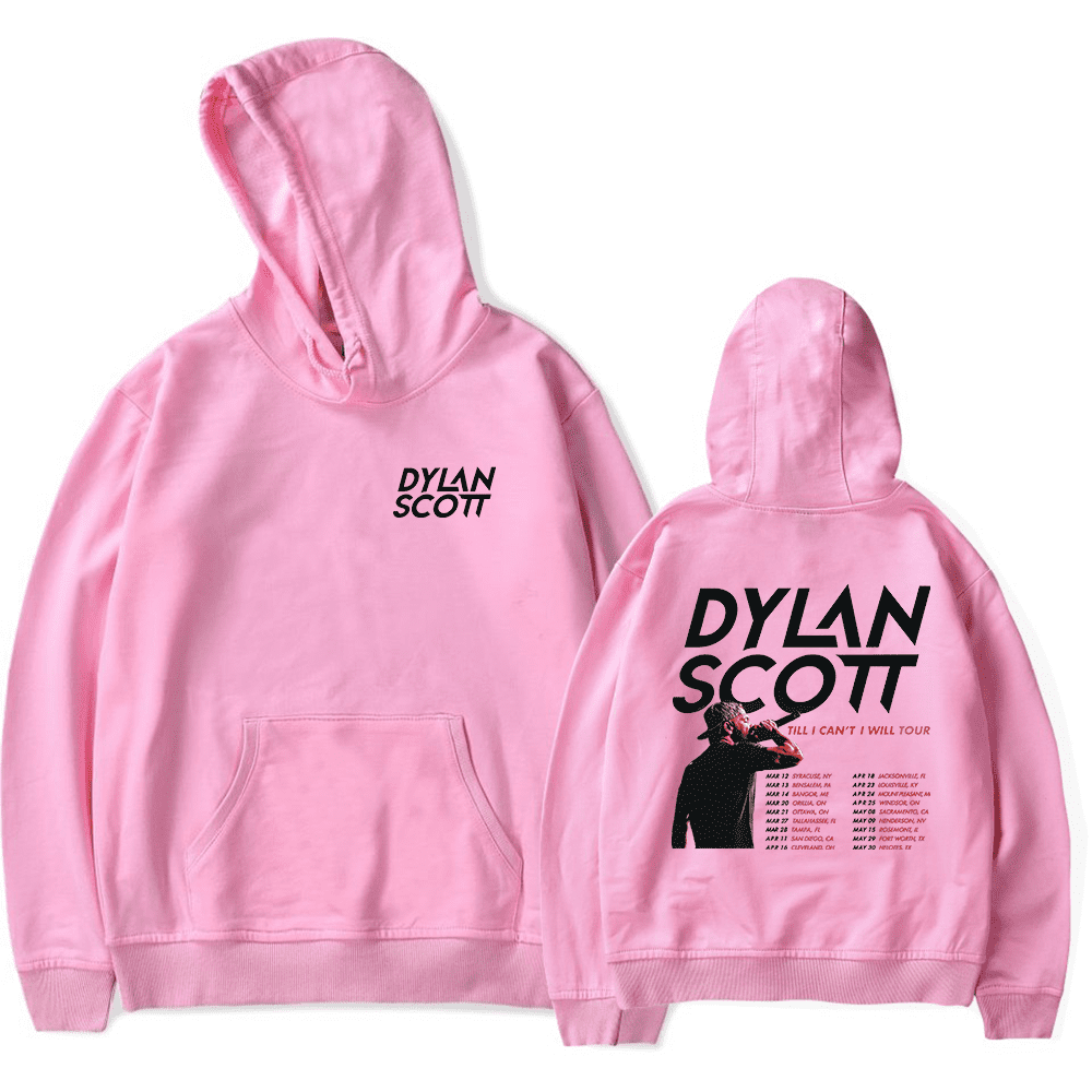 Dylan Scott Merch Till I Can't I Will Tour Hoodie Long Sleeve Fan Merch ...