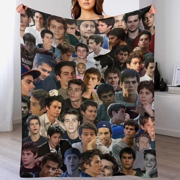 Dylan Star Obrien Blanket Air Conditioning Blanket Super Soft Travel Outdoor Flannel Blanket Fashion Personalized Gift Office Sofa Blanket Merch.30 x40, Style