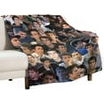 thumbnail image 1 of Dylan Star Obrien Blanket Air Conditioning Blanket Super Soft Travel Outdoor Flannel Blanket Fashion Personalized Gift Office Sofa Blanket Merch.30 x40, Style, 1 of 6