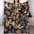 thumbnail image 1 of Dylan Star Obrien Blanket Air Conditioning Blanket Super Soft Travel Outdoor Flannel Blanket Fashion Personalized Gift Office Sofa Blanket Merch.30x40, Style, 1 of 6