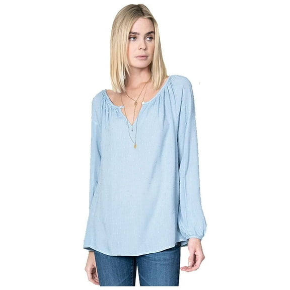Dylan Swiss Dot Knit Long Sleeve Shirt - Women's