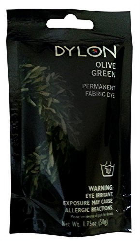Dylon 87034 Permanent Fabric Dye, Olive Green, 1.75Ounce