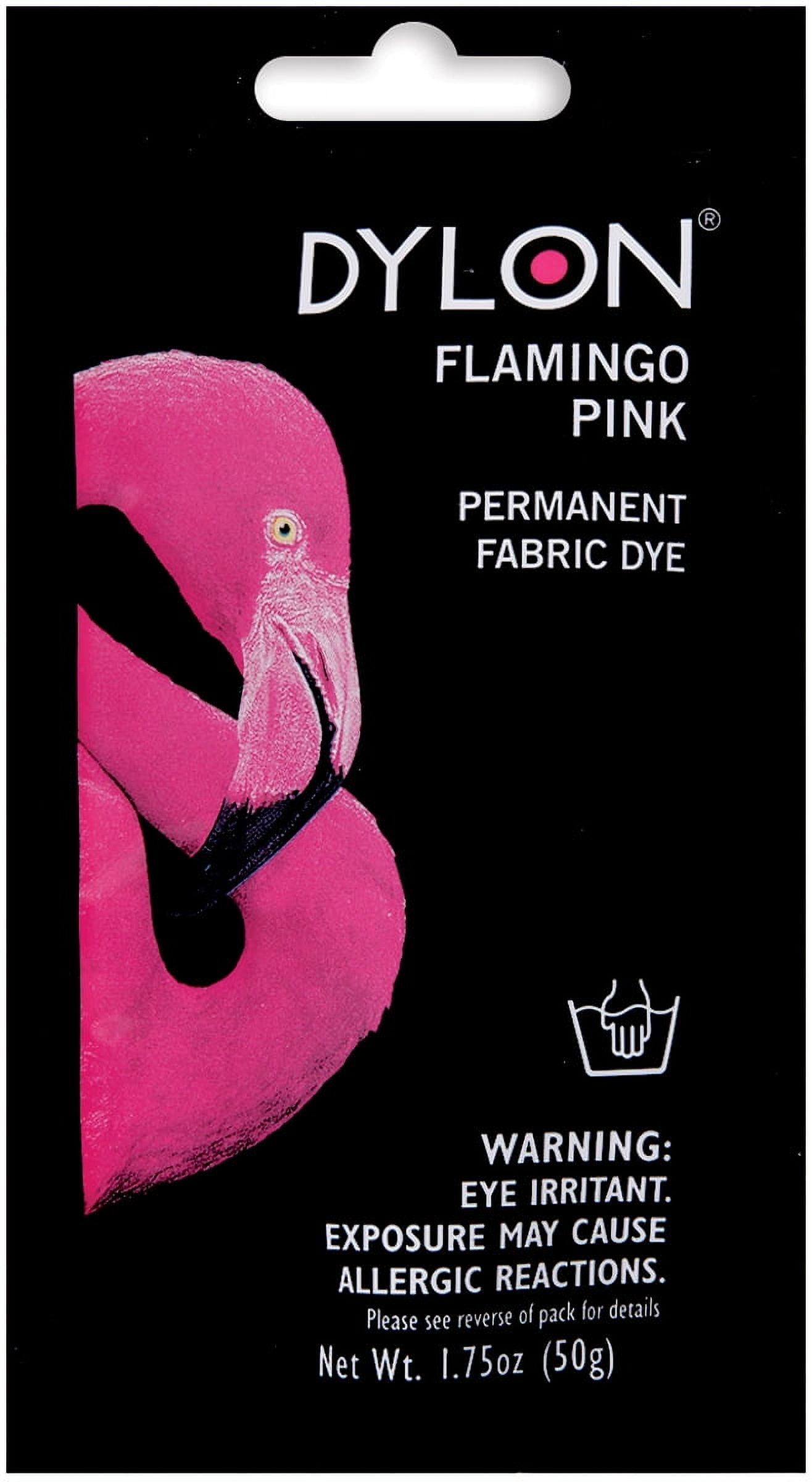 Dylon Permanent Fabric Dye 1.75oz-Flamingo Pink, Pk 3, Dylon 