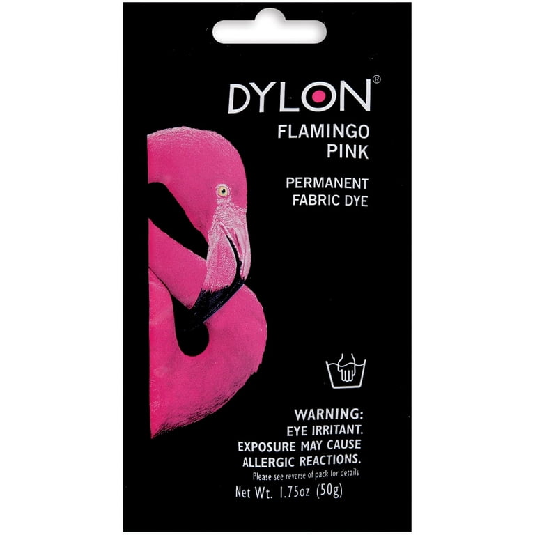 Dylon Permanent Fabric Dye 1.75oz-Flamingo Pink, Pk 3, Dylon 