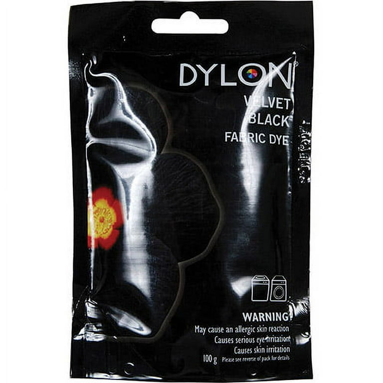 Dylon Velvet Black Permanent Fabric Dye,