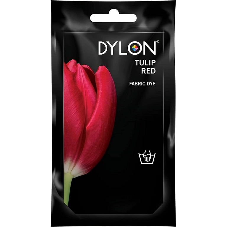 Dylon Tulip Red Permanent Fabric Dye 1.75 oz 