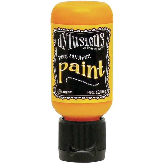 Dylusions Acrylic Paint 1oz-Pure Sunshine