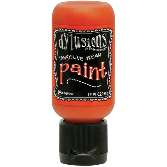 Dylusions Acrylic Paint 1oz-Tangerine Dream